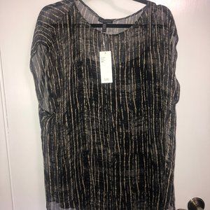 Eileen Fisher sheer top with undergarment NWT